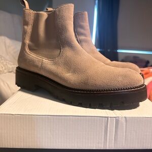 Caslon Beige Suede Winter Boots